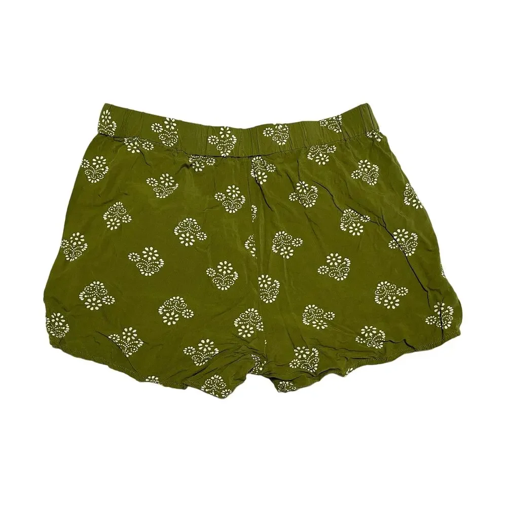 Madewell Green Pull On Shorts - Picture 4 of 5